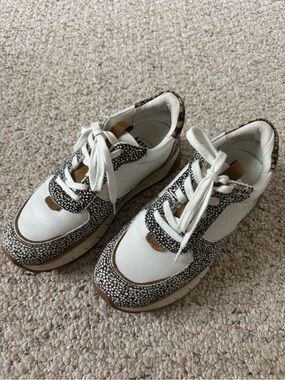 Madewell Women's White leather Sneakers 6.5 like new